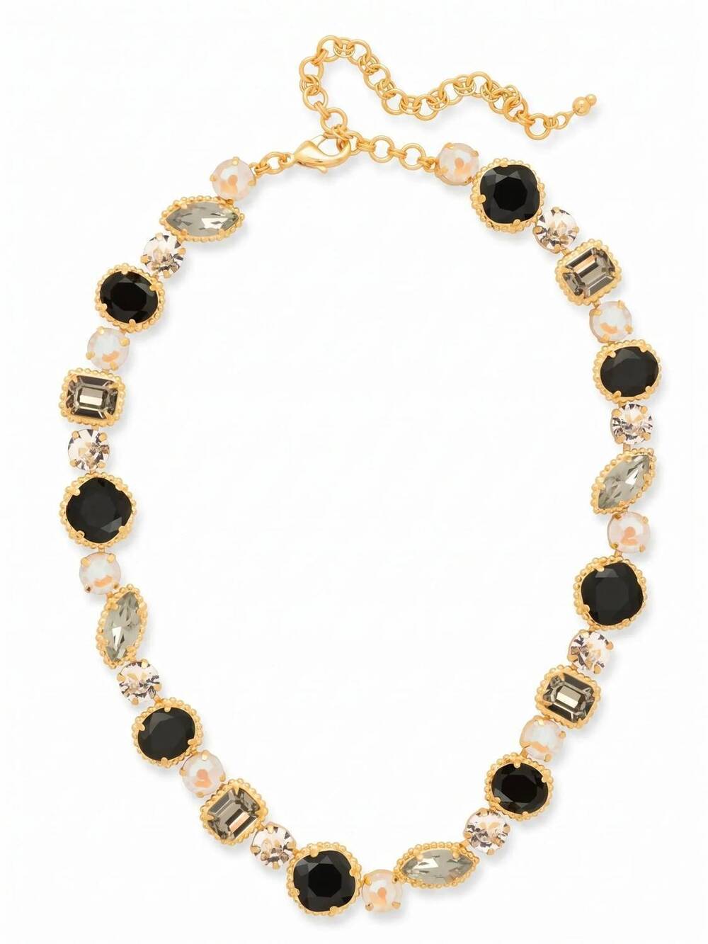 NEW SORRELLI women's cushion-cut tennis necklace in starry night